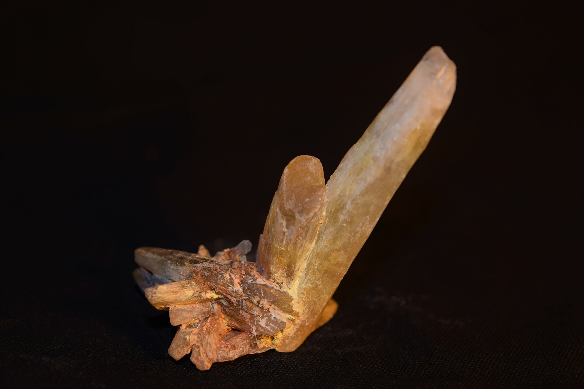 Selenite mineral specimen — Gypsum var. Selenite Crystal Cluster from Sandoval County, New Mexico