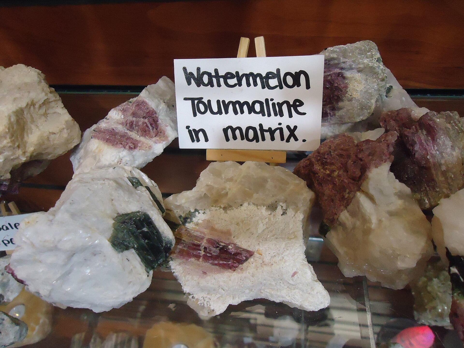Tourmaline crystal mineral specimen — Minerals for sale at Crystal Caves gift shop